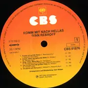 LP - Ivan Rebroff - Komm Mit Nach Hellas