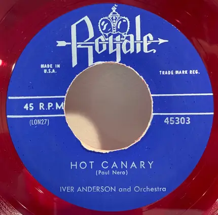 Iver Anderson And Orchestra - How High The Moon / Hot Canary