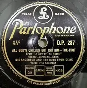 Ivie Anderson And Her Boys From Dixie - All God's Chillun Got Rhythm / Old Plantation