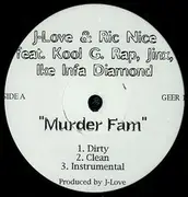 12inch Vinyl Single - J-Love & Ric Nice feat. Kool G Rap , Sir Jinx & Ike Infa Diamond - Murder Fam