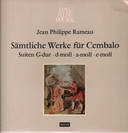 J Ph. Rameau - Sämtliche Werke f. Cembalo