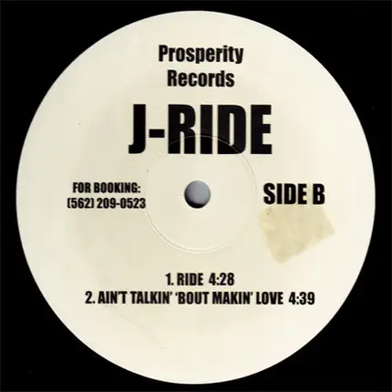 J-Ride - Let's Get Outta Here / Ride
