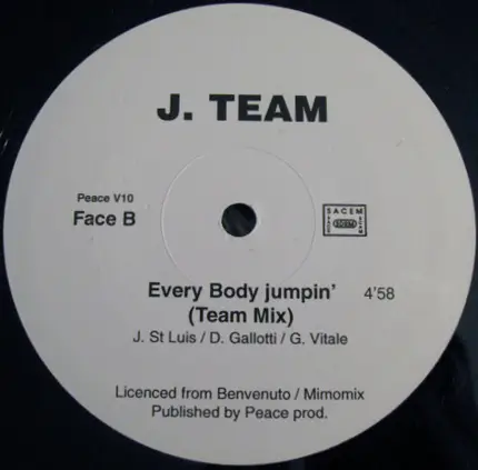 J. Team - Every Body Jumpin'