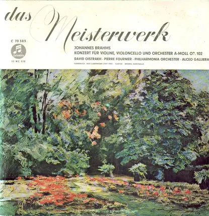Brahms - Das Meisterwerk Folge 7 : Konzert Für Violine, Violoncello Und Orchester A-Moll Op. 102