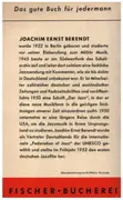 Paperback - J. E. Berendt - Das Jazzbuch