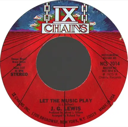 J. G. Lewis - Let The Music Play
