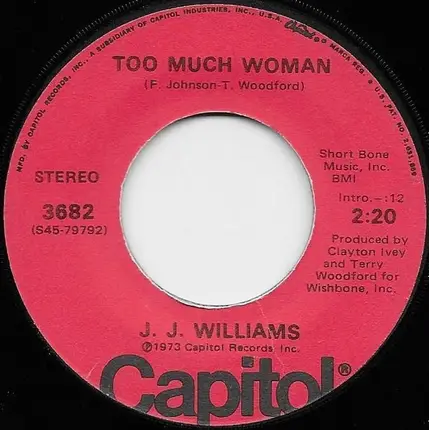 J. J. Williams - Spare The Rod, Spoil The Child