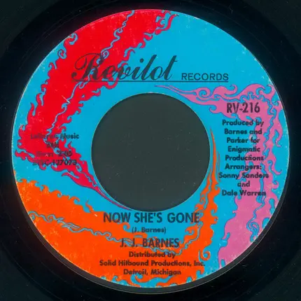 J. J. Barnes - Now She's Gone / Hold On To It