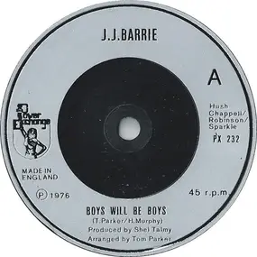 J. J. Barrie - Boys Will Be Boys