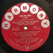 LP - J. Lawrence Cook - Piano Roll Party In Hi-Fi