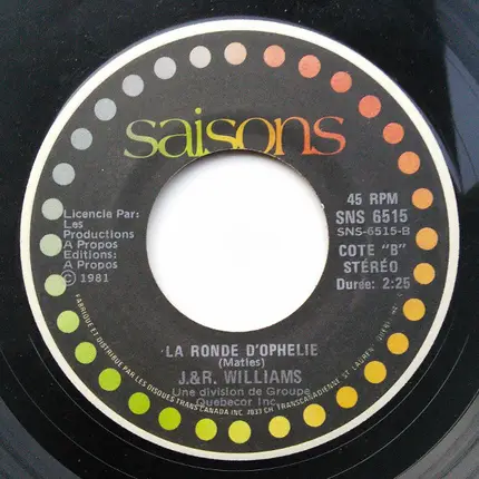 J. & R. Williams - La Danse Des Canards