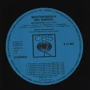 LP - J. S. Bach / Clerambault / Buxtehude / Händel - Meisterorgeln des Barock