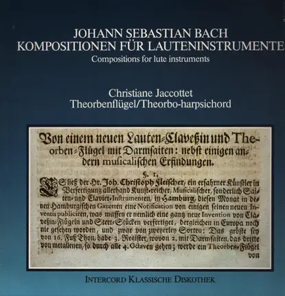 J. S. Bach - Kompositionen Für Lauteninstrumente