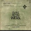 10'' - J. S. Bach - Konzert D-Moll Nr.1 fuer Cembalo u. Streichorchester, BWV 1052