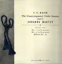 LP - J. S. Bach - The Unaccompanied Violin Sonatas Volume One - mono +insert