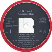 LP - J.B. Lenoir - Alabama Blues