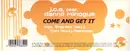 12inch Vinyl Single - J.C.A. - Come And Get It