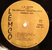 LP - J.D. Crowe And The Kentucky Mountain Boys - Ramblin' Boy