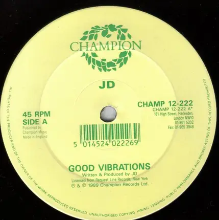 J.D. - Good Vibrations