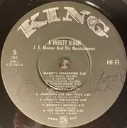 LP - J.E. Mainer's Mountaineers - A Variety Album - Mono