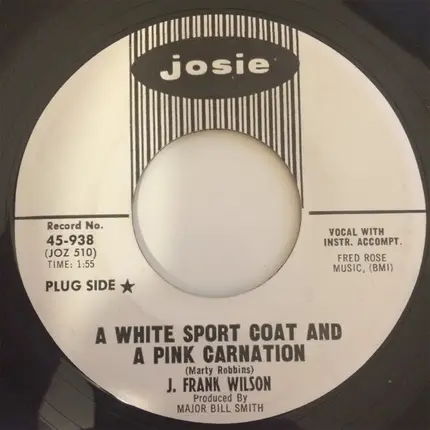 J. Frank Wilson - A White Sport Coat And A Pink Carnation / Forget Me Not