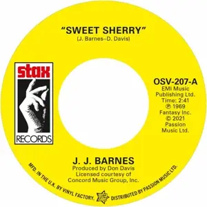 J.J. Barnes /John Gary Williams - Sweet Sherry/The Whole Damn World Is Going Crazy