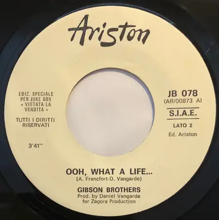 J.J. Cale / Gibson Brothers - Friday / Ooh, What A Life