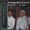 LP - J.J. Johnson + Al Grey - Things Are Getting Better All The Time - OBI + Insert
