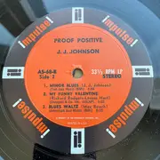 LP - J.J. Johnson - Proof Positive - Gatefold