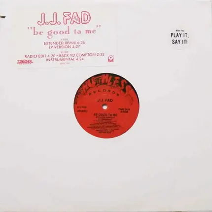 J.J. Fad - Be Good Ta Me