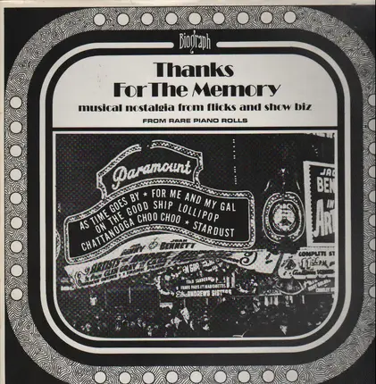 J. Lawrence Cook, Doug Roe, ... - Thanks For The Memory