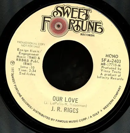 J.R. Riggs - Our Love