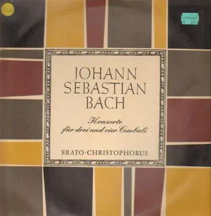 J.S.Bach / Kammerorchester Jean Francois Paillard - Konzerte Für Drei Und Vier Cembali