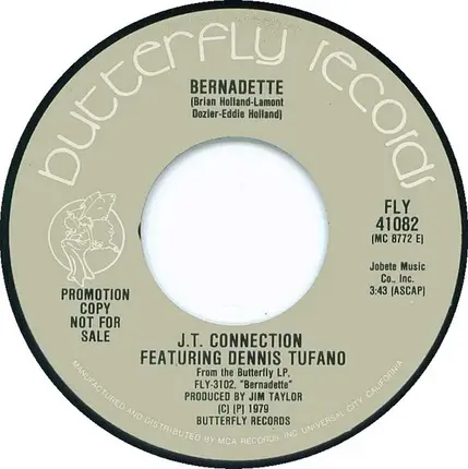 J.T. Connection Featuring Dennis Tufano - Bernadette