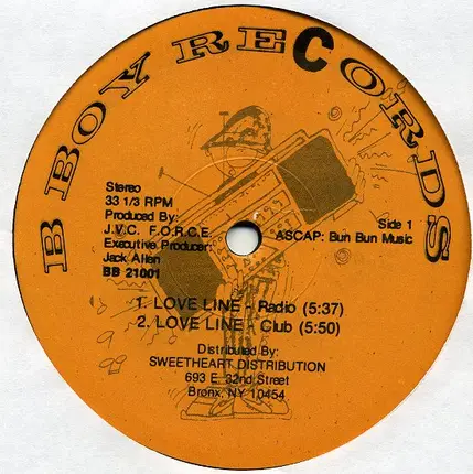 J.V.C. F.O.R.C.E. - Love Line / Stylin Lyrics