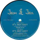 12inch Vinyl Single - Jam & Jan - It's Not Easy