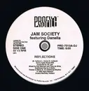 12inch Vinyl Single - Jam Society Featuring Danella - Reflections / Supreme Suprise - Promo