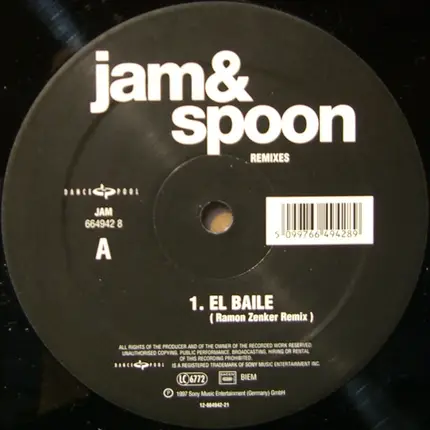 Jam & Spoon - El Baile (Remixes)