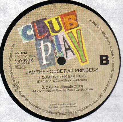 Jam The House Feat. Princess - Call Me