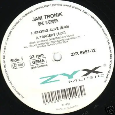 Jam Tronik - Bee G-Esque