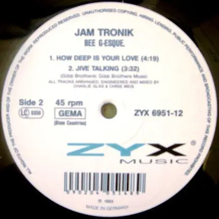 Jam Tronik - Bee G-Esque