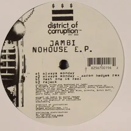 Jambi - No House E.P.