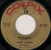 7inch Vinyl Single - James Darren - Conscience / Dream Big