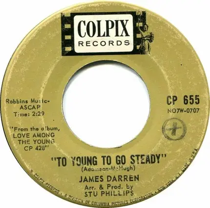 James Darren - Hail To The Conquering Hero