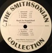 LP - James Weaver , Jacques Duphly - Music for Harpsichord