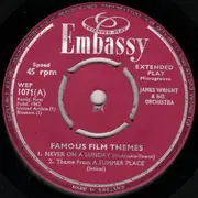 7inch Vinyl Single - James Wright & His Orchestra - Famous Film Themes - EP
