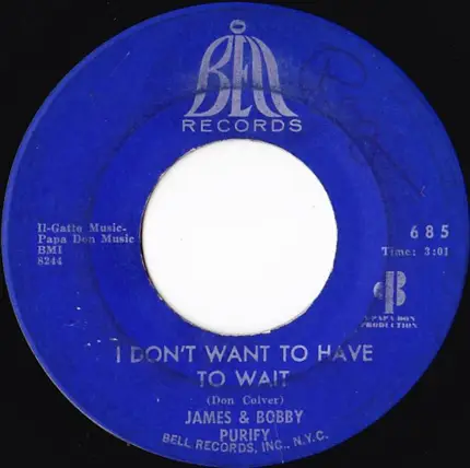 James & Bobby Purify - Let Love Come Between Us