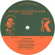LP - James Brown Directs And Dances With The The James Brown Band - The Popcorn - Orange-Black Labels