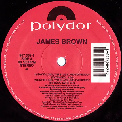 James Brown - Say It Loud - I'm Black and I'm Proud