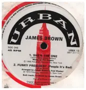 12inch Vinyl Single - James Brown - She's The One (Remix)
